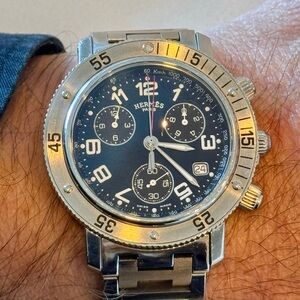 Hermès Clipper Chronograph Watch